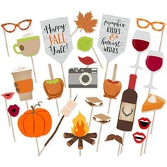 Thanksgiving Happy Fall Yall Photo Booth Props,Thanksgiving Party