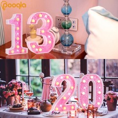 Marquee Numbers Lights for Her Pink Light Up Numbers for Sweet 16th Birthday …