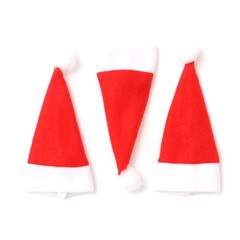 30pcs Mini Christmas Hats for Silverware Holders Cutlery Tableware Holder Bottle