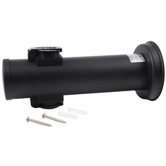2 Way Stainless Steel Garden Socket Column For Outdoor Use Anthracite Round