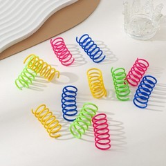 Colorful 12 Pcs Cat Spring Toys for Kittens and Adult Cats Interactive