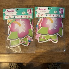 Hawaiian Tropical Beach luau Party Decorations New