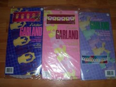 10ft Honeycomb Garland Easter Decoration Eureka Art Tissue NOS U Pick not a Lot