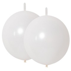 Pearl White Link Balloons 10 Inch – 80 Pcs Quick Link Balloons Latex Linking …