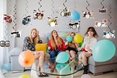 Drum Hanging Swirl Decorations 24 Pack Ceiling Streamers Birthday Party