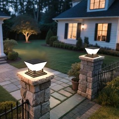 Solar Post Cap Light for 7×7 to 10×10 cm Garden Fence For Posts IP65 Rated