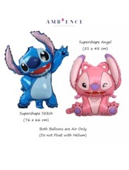 10pcs Stitch Foil Balloons Party Supplies.