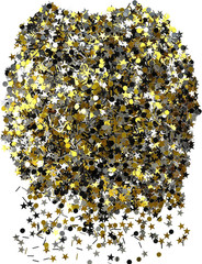 Happy, Graduation, Wedding, New Years Bulk Foil Confetti, 3,000 Pieces, 9 Ounces