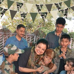 32Ft Camouflage Party Decorations Green Brown Camo Hero Pennant Banner Fabric…