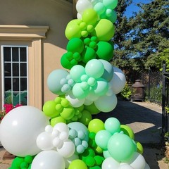 120pcs 5 inch Green Balloons, Small Green Latex Party Balloons Helium Quality…