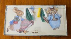 NIP SEALED Meri Meri Peter Rabbit Garland 6 Feet+ Garland +FLOWERS SPRING/EASTER