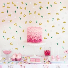 120 PCS Golf Confetti Glitter Baby Shower Table Decor Sport Birthday Scatter
