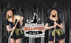 2 Pack 3.28 ft x 6.56 ft Black Tinsel Curtain Party Backdrop Decorations,