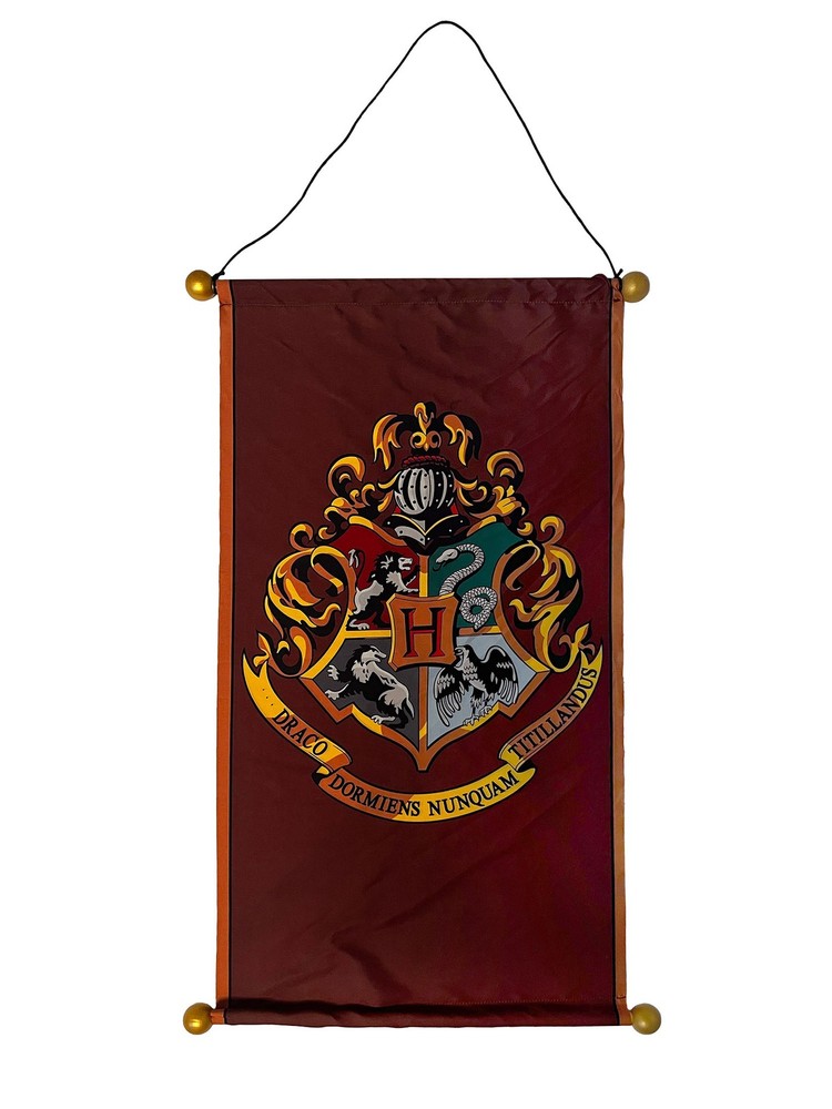 Harry Potter Hogwarts Crest Hanging Banner 30″L Decoration