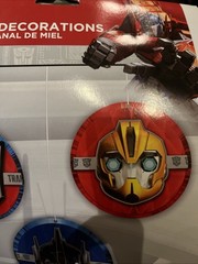 Transformers Honeycomb Hanging Decoration (3 Pieces) 5.5 IN. Backdrop Party Kid