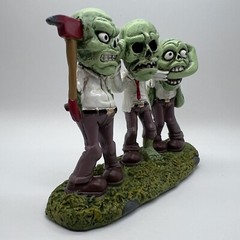 Three Wise Zombies Figurine 15.5cm Horror Ornament See Hear Speak No Evil Decor