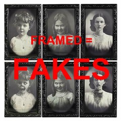 Horror Pictures AMG Halloween Changing Face Ghost Photo ~ Beware of frame FAKES!