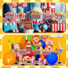 6 Pcs Carnival Party Decor Carnival Circus Decoration for Table Centerpieces …