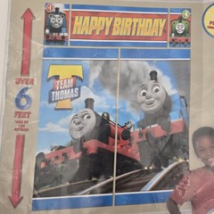 Thomas & Friends Giant Scene Setter Wall Decorating Kit 5 Piece Set 2011 NEW