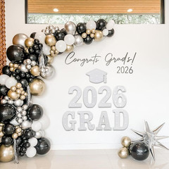 Graduation Party Decorations 2026, 8 LED Long Marquee Light up Letters ‘Grad 202