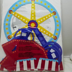 Colorful carnival Ferris Wheel- kids Party Centerpiece decor and candy holders