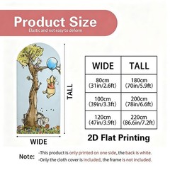 Winnie The Pooh Birthday Arch Backdrop Cover Baby Shower Party Background Props