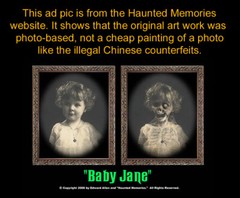 REAL Haunted Memories «BABY JANE» 8×10 Portrait ~Beware of Framed Chinese Fakes!