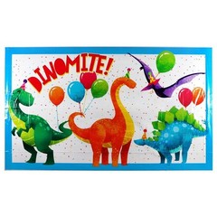 42″ x 72″ Dinomite! Dinosaur Birthday Party Wall Mural
