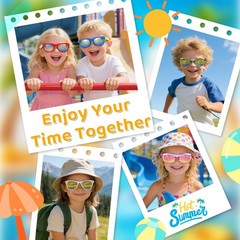 Sunglasses Bulk Party Favors – 12 Pack – Boys Girls Sunglasses for Age 3-8 wi…