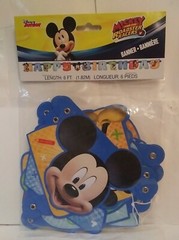 Mickey Mouse Mickey and the Roadster Racers Jointed Happy Birthday Banner 6FT