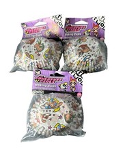 2000 Vintage Wilton Powerpuff Girls Powerpuff Cupcake Cup 50 Packs Lot Of 3
