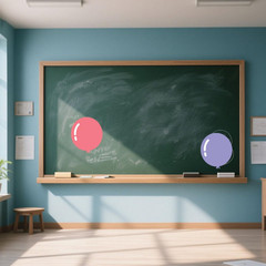 Balloon Cutouts Cardboard Colored Airballoon Shape Classroom Bulletin Board Deco