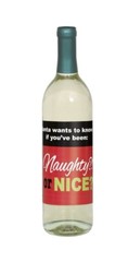 Christmas Holiday Beverage Wine Bottle Labels 4 Ct Party