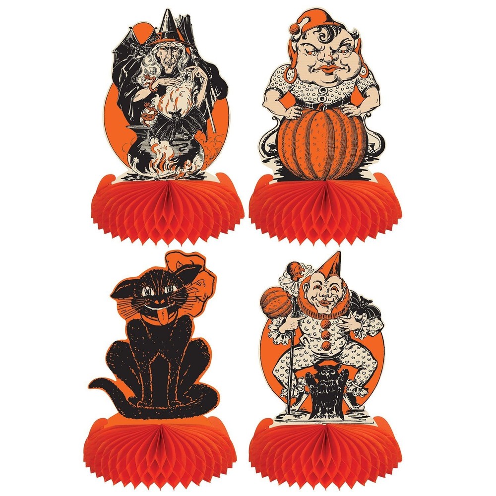Beistle Vintage Halloween Centerpieces – Halloween-Vintage | Party Supply