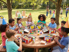 [16 Pack] Pokemon-Themed Birthday Lunch Set with Binders, Stickers, & Notepads!