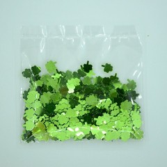 Green Shamrock Confetti Party Table Decor Retail Pack #9075 QS0 Fits 0.25 Inch
