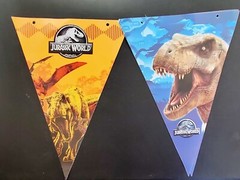 DINOSAUR JURASSIC WORLD PARK TOPPER CUPCAKE decoration party balloon supplies