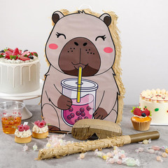 Capybara Birthday Party Piñata Capybara Decorations 15.57 X 10.3 X 2.8 Inches In