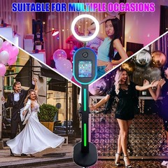 Portable iPad Selfie Photo Booth Selfie Station Instant Photo Printing for Party