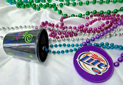 Mardi Gras Beads Bulk Lot Necklaces Party Favors 3 Pounds 4 oz inc..Full Bag/12
