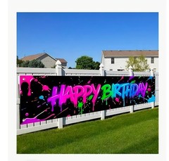 Happy Birthday Yard Banner