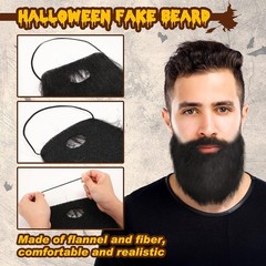 32 Pcs Fake Mustaches Funny Self Adhesive Fake Beard Moustache Costume Realis…