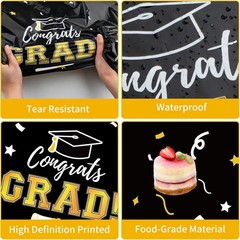 Graduation Decorations 2026 Graduation Tablecloths Congrats Grad Table Cover for