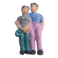 Figures People 1:87 Scale Model Railway Mixed Painted Passengers High Quality