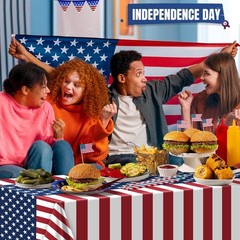 Patriotic American Flag Plastic Tablecloth (2 Pack) for 4th of July & Memoria…