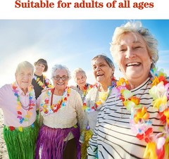 Tropical 12-Pack Hula Skirts – Adjustable Waist and Vibrant Design for Parties