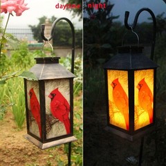 Solar Lanterns, Outdoor Hanging Lanterns Waterproof LED Solar Cardinal Lights…