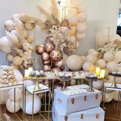 Blush Ivory Balloons Garland Kit Arch 80 PCs Birthday Parties Reception Decor