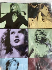 Taylor Swift Tablecloth With Multiple Images For Birthday Party