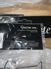 Quasimoon 10 Hanging White Mesh Lanterns 10″
